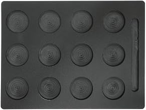 HUBERT Cupcake Display Tray Black Plastic - 15 3/4" L x 11 3/4" W x 3/8" H