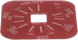 Exact FIT for MAGIKITCH'N 2M-A6087301 Label Thermostat 200-450F - Replacement Part by MAVRIK