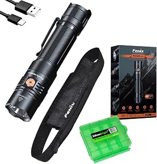 Fenix Uniform/Duty/Police/Body Worn PD36R ACE 3000 Lumen Tactical Flashlight EBR Acc case Bundle.