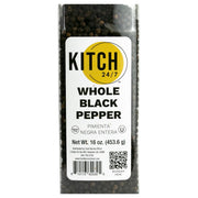 KITCH 24/7 Whole Black Pepper by KITCH24/7 – 16 Ounce (Pack of 1), Model 23073269