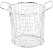 HUBERT French Fry Serving Basket with Handles - 4 7/8"L x 3 5/8"W x 3 1/2"H