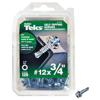 Brands 12 x 3/4" Hex Screw by ITW – 12" x 3/4", Steel, Zinc Plated, Model 21336