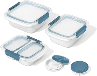 OXO Good Grips Prep & Go 10 Piece Food Storage Container Set - Ocean Blue