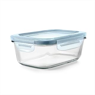 OXO Good Grips Smart Seal 3.5-Cup Glass Food Storage Container - Arctic Blue