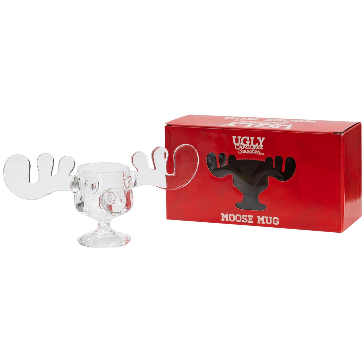 Costume Agent Acrylic Moose Mug, 4 Ounce Clear, 1 Pack