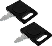 Ariens (2) Genuine OEM 02460700 Lawn Tractor Ignition Key with Cap Deluxe Zoom/ZT PRO-Master 100 Stage 32" Power Brush 36"