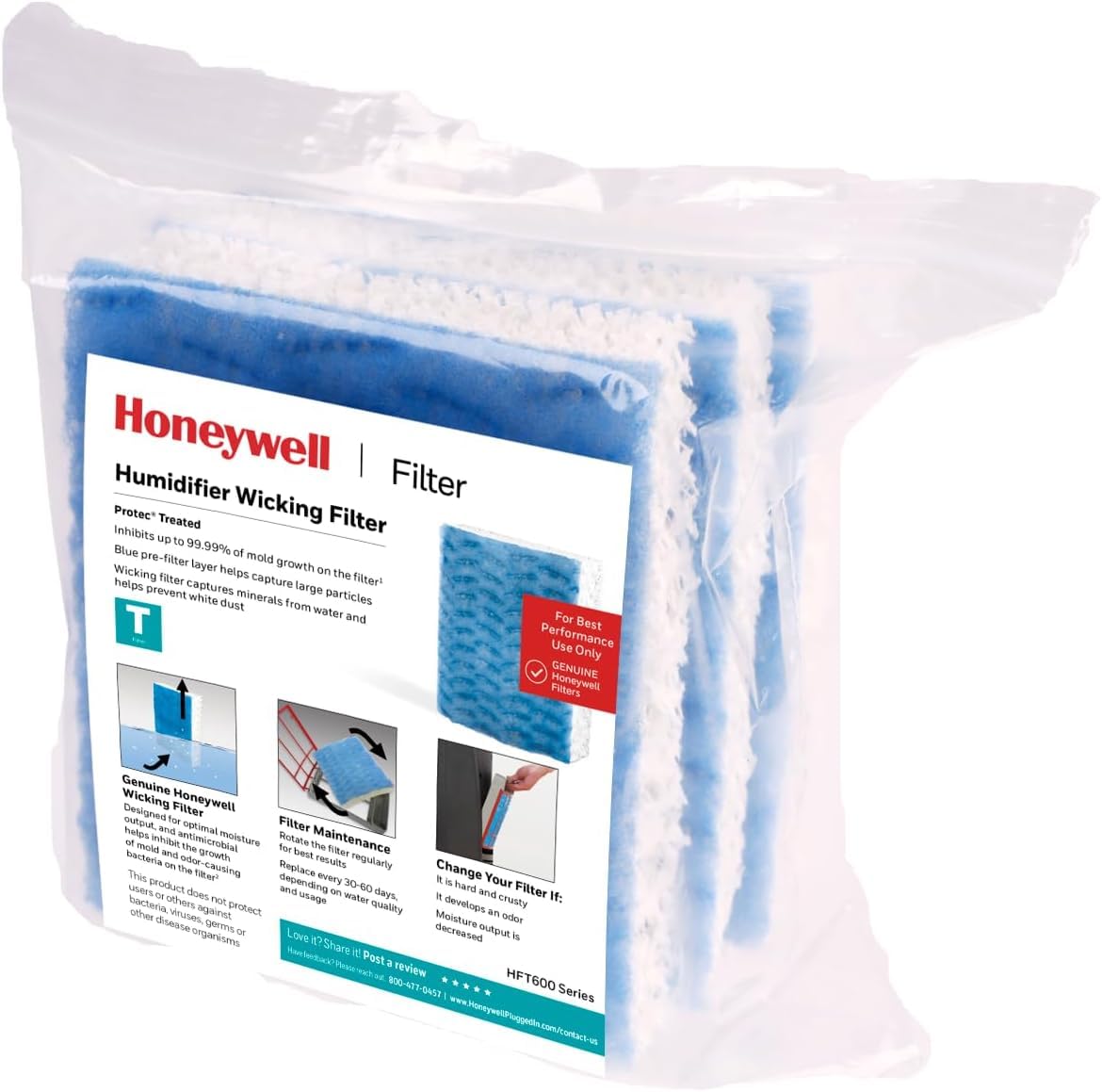 Honeywell 3 Count (Pack of 12) / White / 1 Accessories
