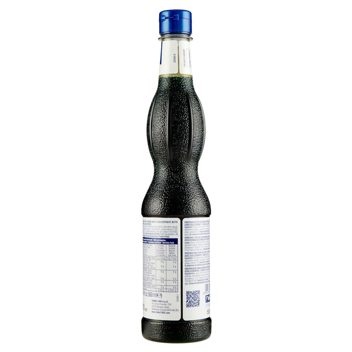 "Menta Zero" Mint Syrup 0% Sugar 18.9 fl.oz /560ml by Fabbri – 18.9 fl.oz /560ml, Model 6162232
