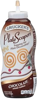Smucker's PlateScraper Plate Decorating Dessert Topping (19.5 ounce squeezable bottle) (Chocolate)