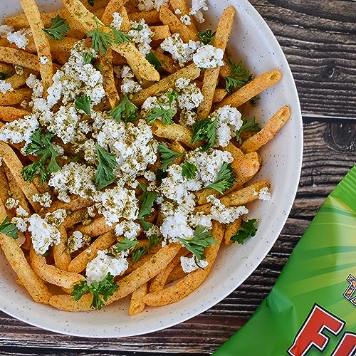 The Daily Crave TACO Dil-licious Fries / 4.25 Ounce (Pack of 8) / 1 Puffed Snacks