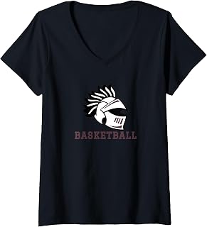 Women's Curtis High School Warriors Basketball V-Neck T-Shirt
