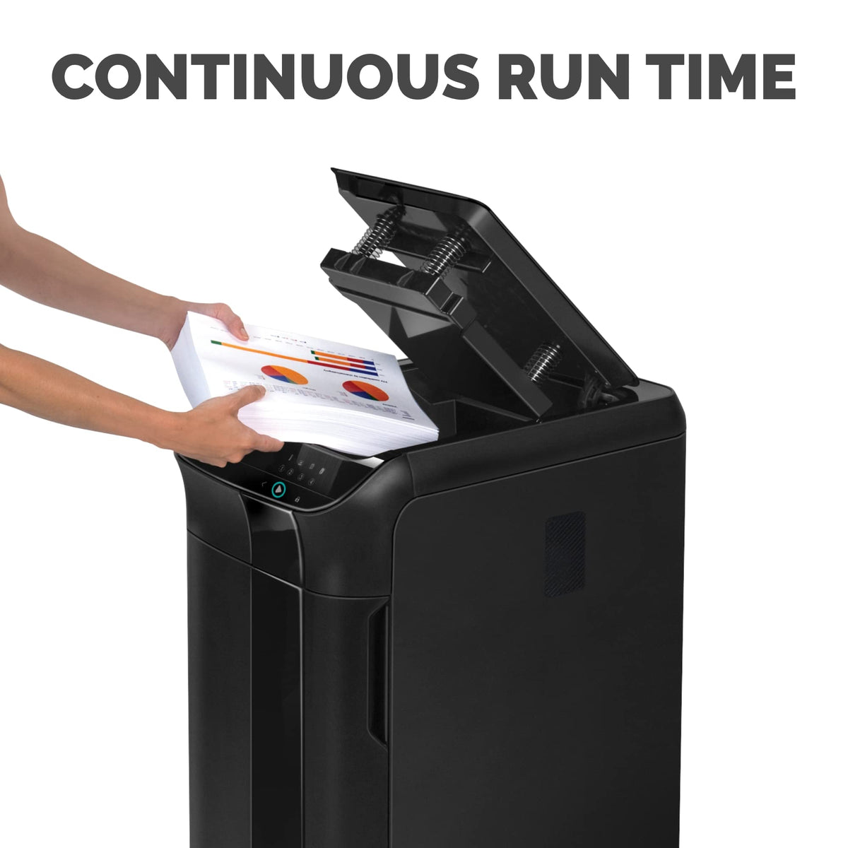 Fellowes Black / 1 / 550-Sheet Shredders