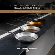 Matfer 10 1/8" / Gray / 2.0 quarts Woks & Stir-Fry Pans