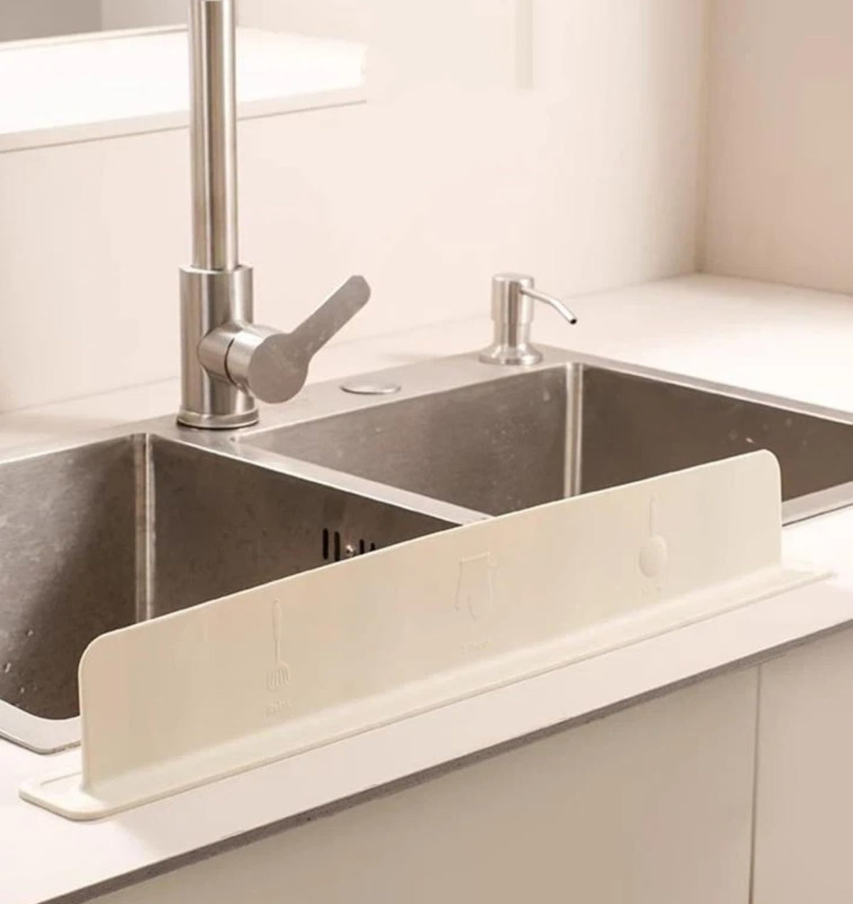 Kitchen sink splash plate by Izhhollnx – 1, Stainless Steel, White, Model Izhhollnxjaxp