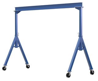 Steel Fixed Gantry Crane with Phenolic Casters 15 Ft. 4000 Lb. Capacity Blue by Vestil – 299"L x 72"W x 22"H, Alloy Steel, Multicolor, Model FHS-4-15