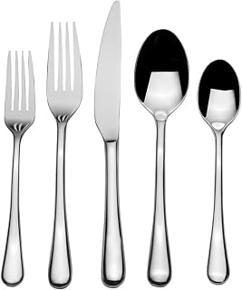 Mikasa Aster 18.0 20 Piece Stainless Steel Flatware Set, Service for 4