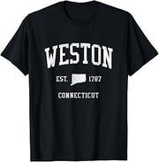 Weston CT Vintage Athletic Sports JS01 T-Shirt