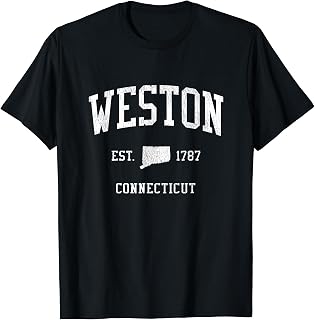 Weston CT Vintage Athletic Sports JS01 T-Shirt