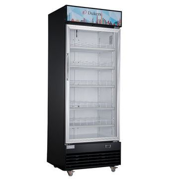 Appliance USA LG-430 Merchandiser Refrigerator by Dukers – (W x D x H): 24 3/8“ x 27 1/2” x 81 5/8”, 15.1 cubic_feet, Aluminum, Stainless Steel, Model AZ-LG430