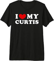 I Love My Curtis, I Heart My Curtis Premium Tri-blend T-Shirt