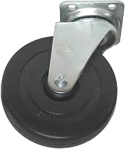 Soft Rubber Swivel Caster, 5 in