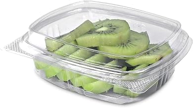 KODA CUP 8oz Tall Dome RPET Clear Hinged Lid Deli Container- 200Pcs