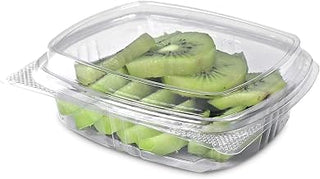 KODA CUP 8oz Tall Dome RPET Clear Hinged Lid Deli Container- 200Pcs