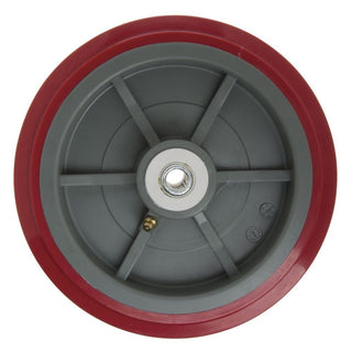 Red Polyurethane Replacement Wheel - 8"Dia by HUBERT – Polyurethane, Red, Model 820P-1