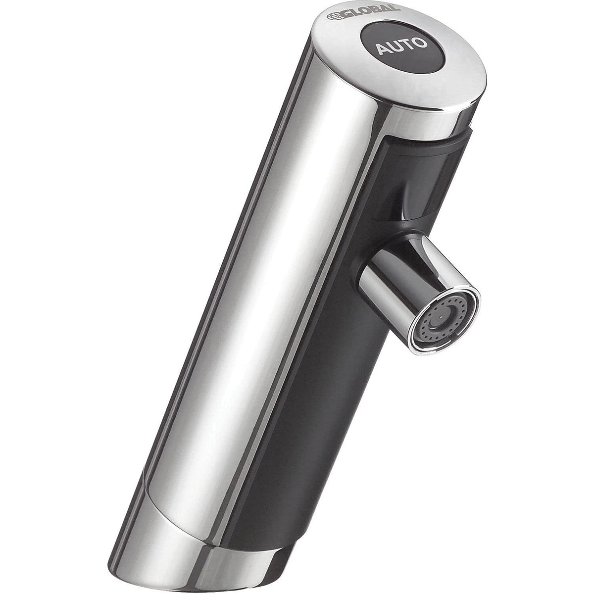 Deck Mounted Sensor Faucet by Global Industrial – Vandal Resistant Brass, Chrome, Model AF320LF/DC