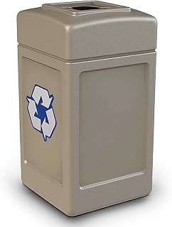 Commercial Zone Recycle42 Mixed Recycling Open Top - Beige (746302)