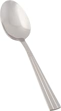 Winco 12-Piece Regency Teaspoon Set, 18-0 Stainless Steel,Silver | Dishwasher safe, Restaurant service, Great for Tea or Coffee Service, Desserts and Table Service