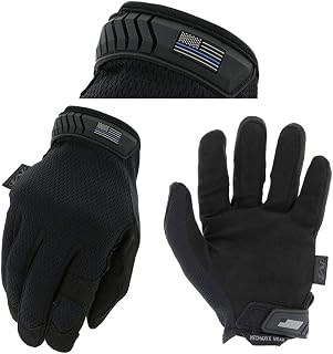 Mechanix Wear Thin Blue Line Covert Tactical Gloves Medium,Black