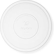 Vegware 185 Compostable Clear Bowl Lids, Case of 300, Fits all 185-Series Containers, Plant Based PLA Plastic, Round Cold Food Lids, Disposable