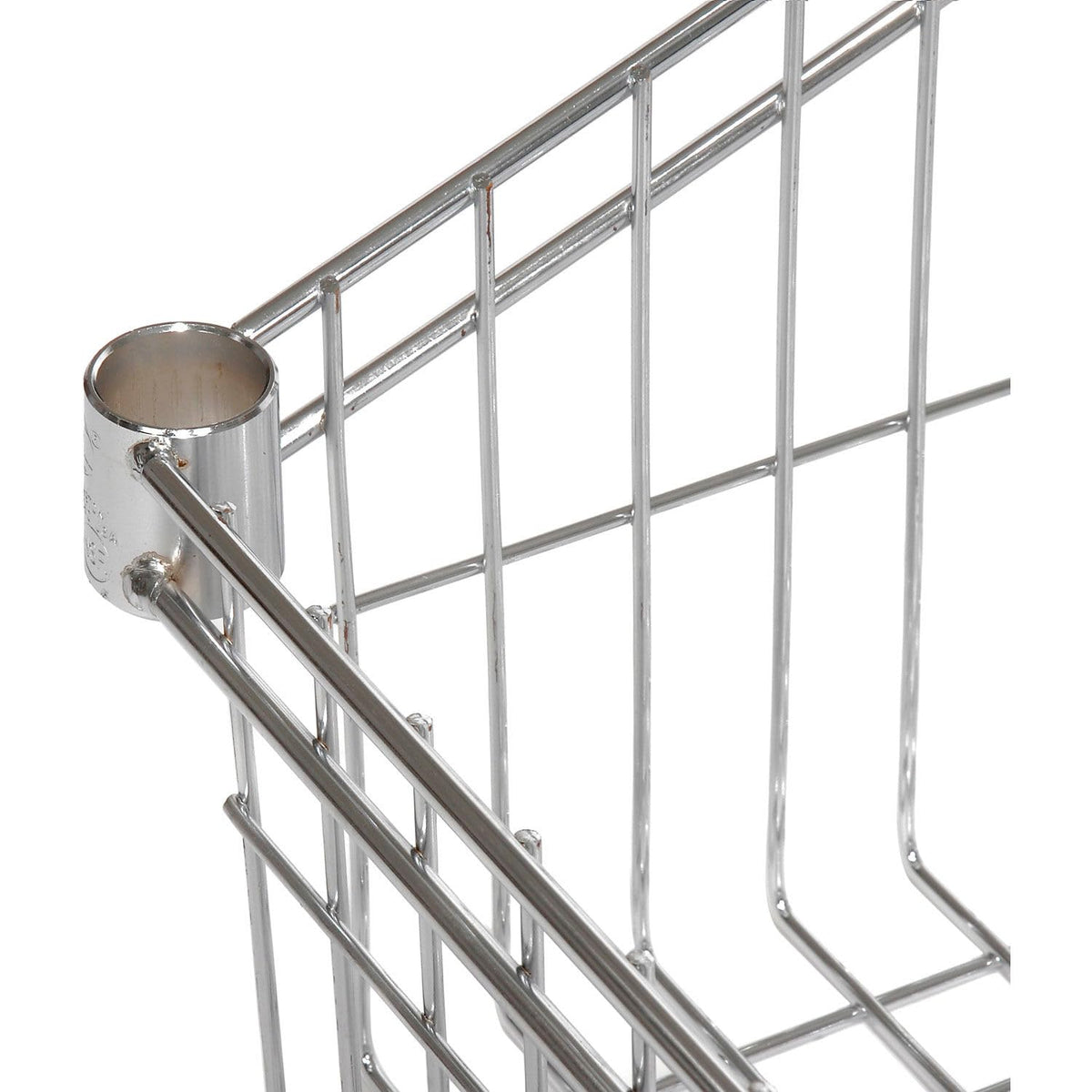 Wire Basket Shelf by Global Industrial – 18"L x 48"W x 10"H, 300.0 pounds, Alloy Steel, Chrome, Model WB1848C