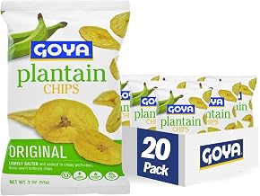 Goya Foods Plantain Chips, Original, 2 Ounce (Pack of 20)