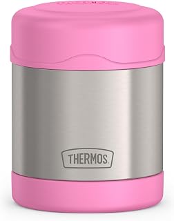 THERMOS FUNTAINER Kids Food Jar, 10oz, Light Pink