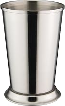 WINCO Mint Julep Cup, Silver, 1 Count (Pack of 1) | Comfortable grip, Restaurant service, Great for Water, Juice, Soft Drinks and Cocktails