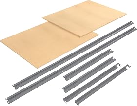 Global Industrial Additional Level For 96"W x 48"D High Capacity Rack Wood Deck, Gray