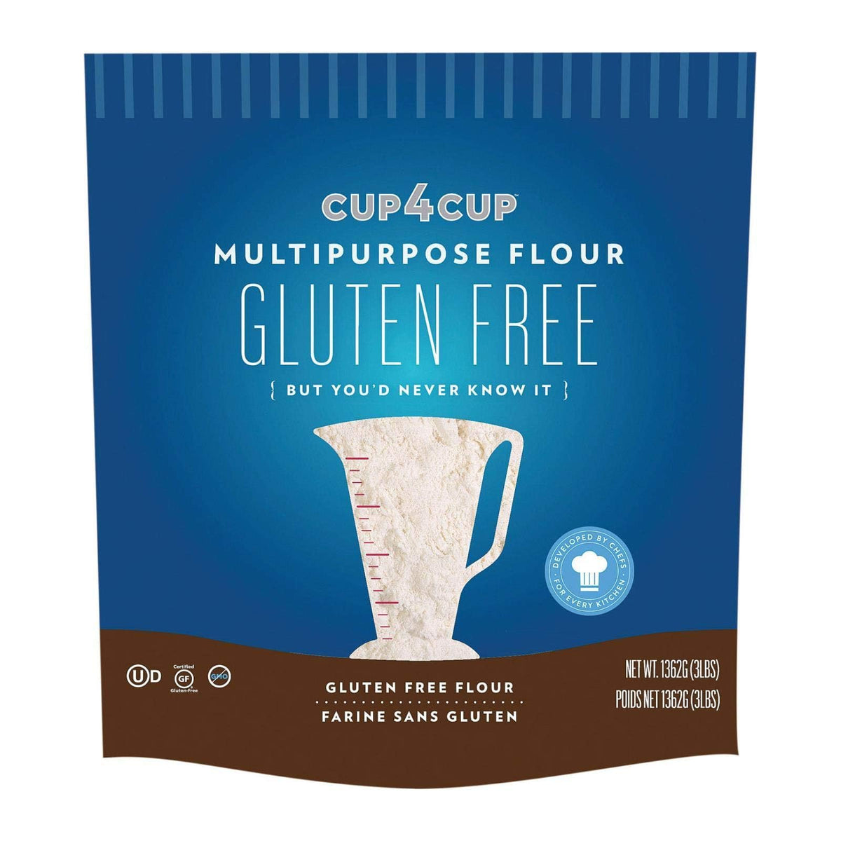 Gluten Free Flour by Cup4Cup – 3 Pound (Pack of 6), Pack of 6, Model 859216003004