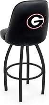 L048 Logo Grizzly Georgia G Swivel Bar Stool