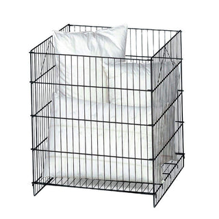 Marvolus Black Square 26" X 26" Giant Dump Bin Display by Retail Resource – 30"H x 26"W x 26" Deep, 19600.0 cubic_inches, Steel, Black, Model 1957-BLK