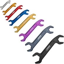 Joes Racing an Wrench Set, Double End, 3 an to 20 an, Aluminum, Multi Color Anodize, Kit