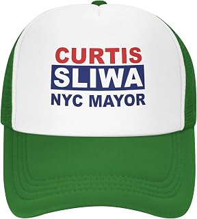 Curtis Sliwa for NYC Mayor Trucker Hat New York City 2026 Election Hats Adjustable Mesh