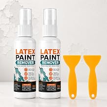 Latex Paint Remover Spray, Multi-Surface Paint Clean Up Kit for Fresh & Dried Latex Paint for Wood, Metal & Plastic Surfaces, 2PCS