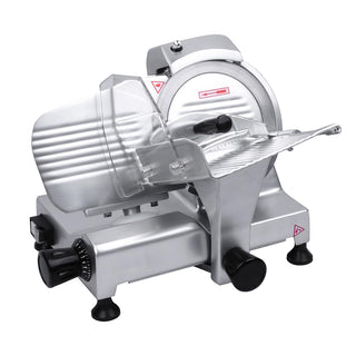 Commercial Meat Slicer by Eurodib – Aluminum, Silver, Model HBS-195JS