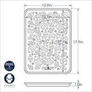 Embossed Naturals Ornament Pattern Half Sheet by Nordic Ware – Half Sheet, Aluminum, Natural, Model 35015