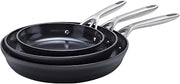 ZWILLING Motion Ceramic Hard Anodized 3-pc Aluminum Nonstick Fry Pan Set