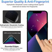3 Pack Privacy Screen Protector for iPhone 16 Pro Max [6.9 inch] Dynamic Island Compatible by Generic – 6.25 inches, Tempered Glass, Transparent, Pack of 3, Model 0025