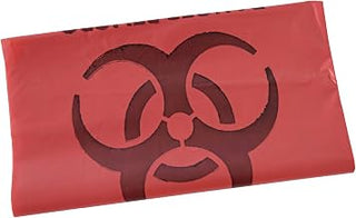 Boardwalk Linear Low Density Health Care Trash Can Liners, 33 gal, 1.3 mil, 33 x 39, Red, 150/Carton