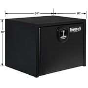 Buyers Products Company Textured Black Matte / 18 x 18 x 48 Inches / 3 Point Compression Latch Truck Bed Toolboxes